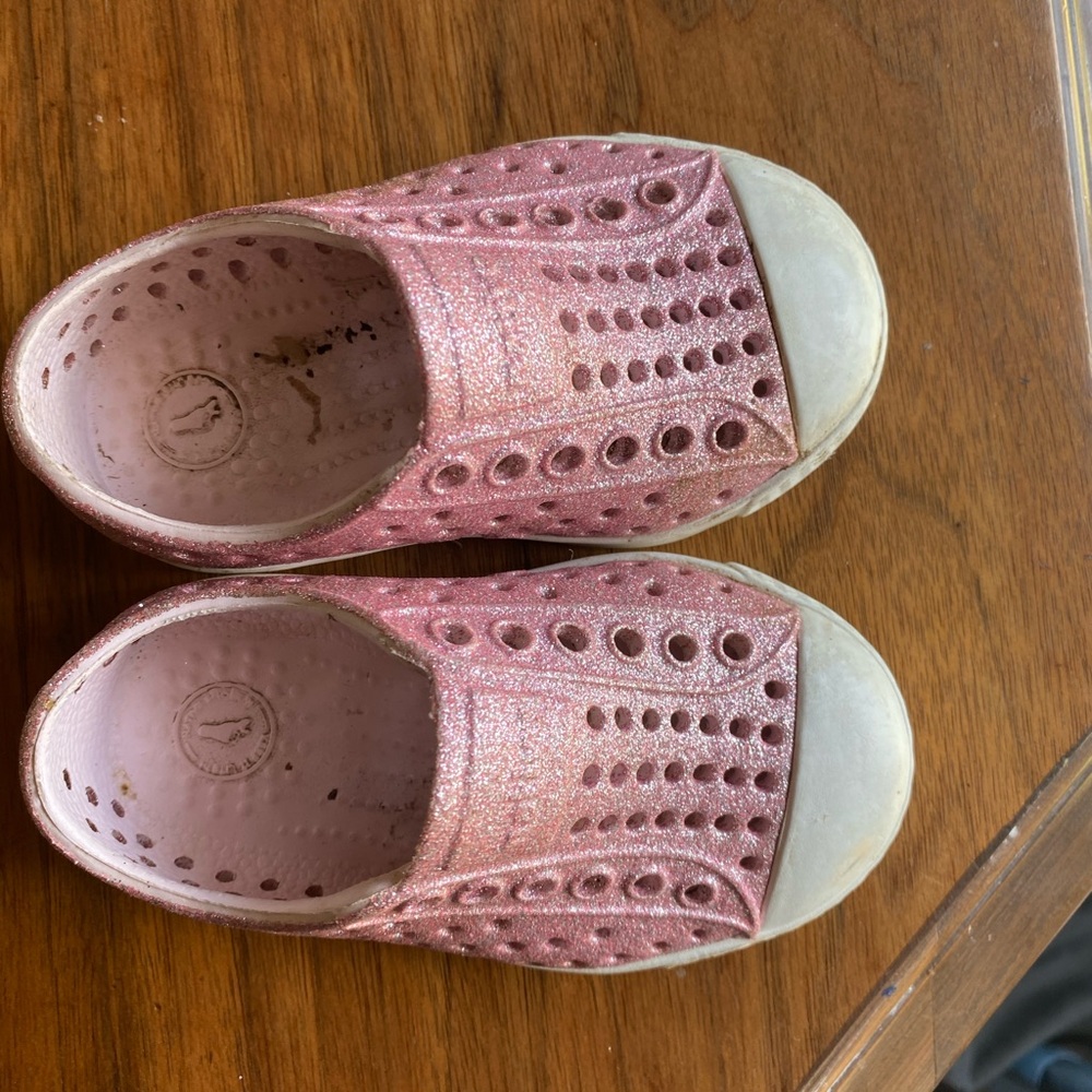 Toddler Natives Glitter Pink